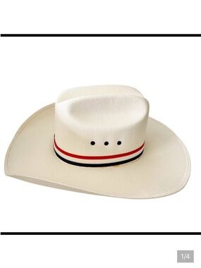 Classic Corral West Ranchwear Cowboy straw Hat size 7 in cream-western/work hat